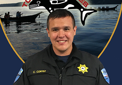 Tulalip Tribal Police Department media release memorial service for Officer Charlie Joe Cortez, Tuesday, August 17, 2021 at 1:00 PM at Angel of the Winds Arena.