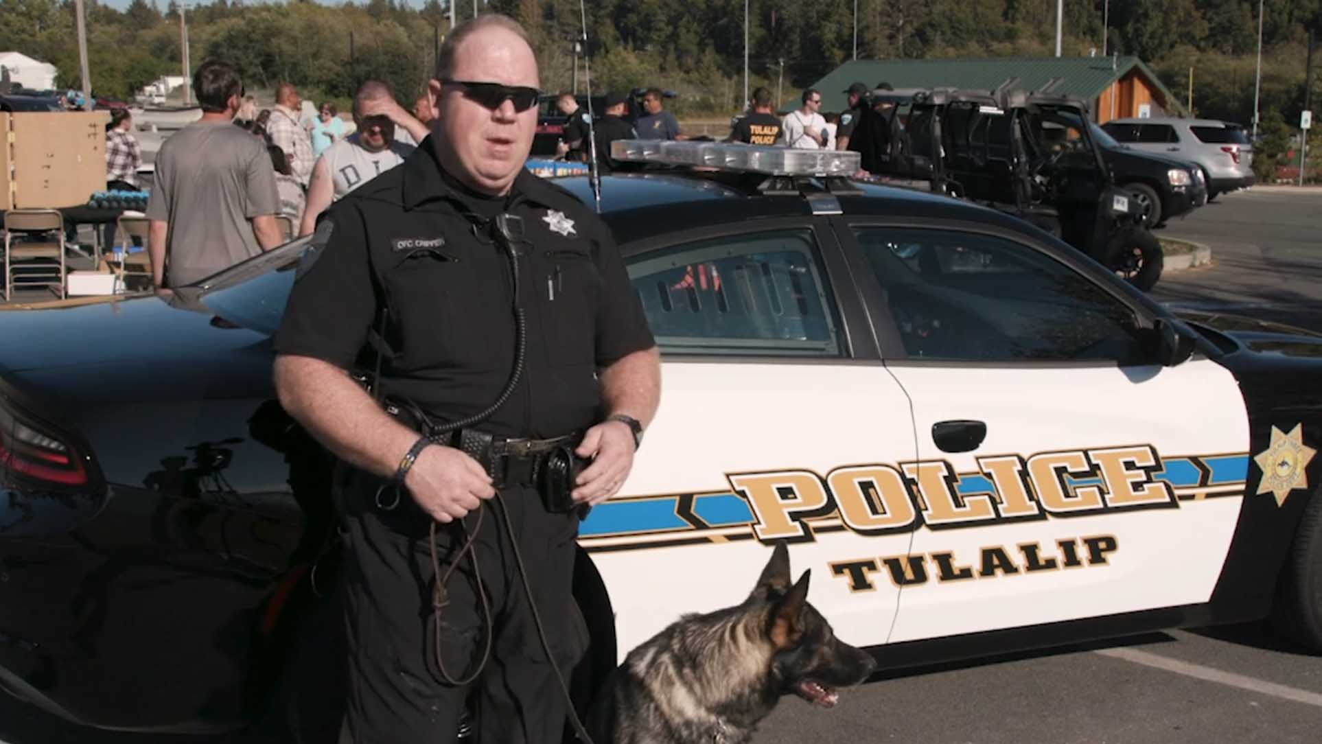 Tulalip Tribal Police poster image for the National Night Out video